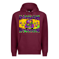 Burgundy mardi gras truck tumbler Premium Hoodie - JahusDesignShop