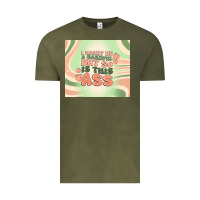 Vintage Olive i might be a handful but so is this ass Vintage Tee - MaliasSmallBusiness