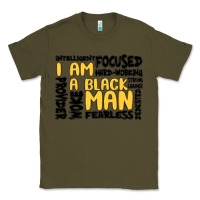 Army Green i am a black man Classic Tee - MaliasSmallBusiness