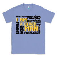 Colony Blue i am a black man Classic Tee - MaliasSmallBusiness