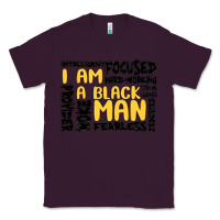 Plum i am a black man Classic Tee - MaliasSmallBusiness