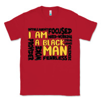 Red i am a black man Classic Tee - MaliasSmallBusiness