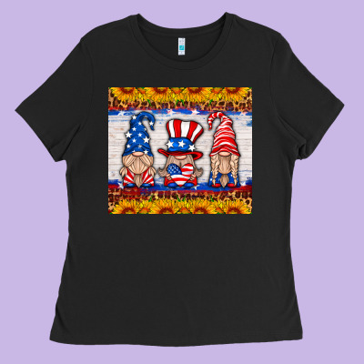 Usa Gnome Ladies Tee Designed By Hra Design Shop