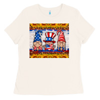 Bone usa gnome Ladies Tee - HRA Design Shop