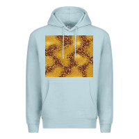 Blue Mist gold glitter with leopard pattern Premium Hoodie - TumblerDesignByShophia