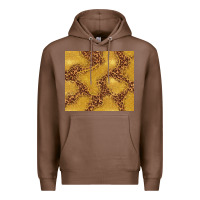 Chestnut gold glitter with leopard pattern Premium Hoodie - TumblerDesignByShophia