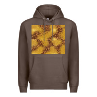 Coffee gold glitter with leopard pattern Premium Hoodie - TumblerDesignByShophia