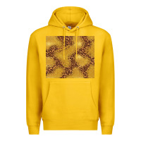Lemon gold glitter with leopard pattern Premium Hoodie - TumblerDesignByShophia