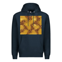 Navy gold glitter with leopard pattern Premium Hoodie - TumblerDesignByShophia
