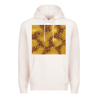 Pale Pink gold glitter with leopard pattern Premium Hoodie - TumblerDesignByShophia