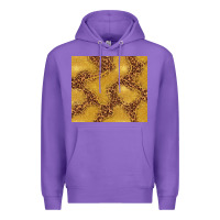 Purple gold glitter with leopard pattern Premium Hoodie - TumblerDesignByShophia