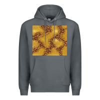 Rock gold glitter with leopard pattern Premium Hoodie - TumblerDesignByShophia