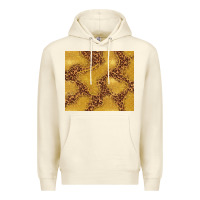 Sandshell gold glitter with leopard pattern Premium Hoodie - TumblerDesignByShophia