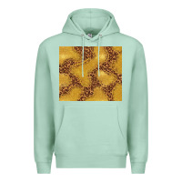 Seafoam gold glitter with leopard pattern Premium Hoodie - TumblerDesignByShophia