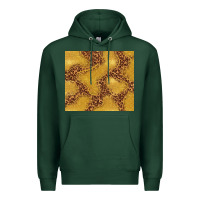 Sports Green gold glitter with leopard pattern Premium Hoodie - TumblerDesignByShophia