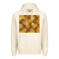 Tofu gold glitter with leopard pattern Premium Hoodie - TumblerDesignByShophia