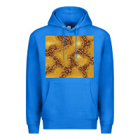 True Royal gold glitter with leopard pattern Premium Hoodie - TumblerDesignByShophia