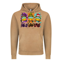 Vintage Camel Happy Hallothanksmas school bus Vintage Hoodie - NancyCooperArtShop