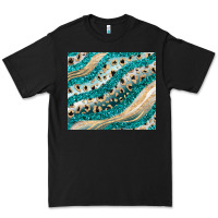 Black turquoise glitter Premium Tee - JahusDesignShop