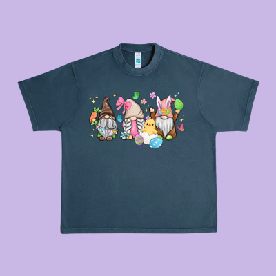 Easter Gnomies Urban Heavy Tee Designed By Maliassmallbusiness