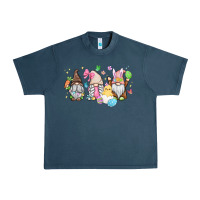 Midnight Navy easter gnomies Urban Heavy Tee - MaliasSmallBusiness