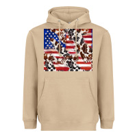 Mushroom cowhide amerikan flag Heavyweight Hoodie - TumblerDesignByShophia