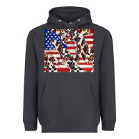 Smoke cowhide amerikan flag Heavyweight Hoodie - TumblerDesignByShophia