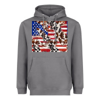 Storm cowhide amerikan flag Heavyweight Hoodie - TumblerDesignByShophia