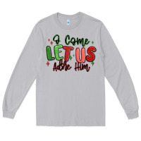 Moon Dust o come let us adore him christmas Long Sleeve Tee - MaliasSmallBusiness
