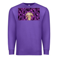 Purple elf with big ears and socks Premium Sweatshirt - TumblerDesignByShophia