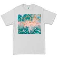 Dove Grey turquoise glitter Premium Tee - JahusDesignShop