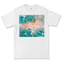 White turquoise glitter Premium Tee - JahusDesignShop