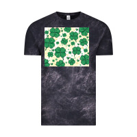 Cloud Black st patrick clover Vintage Tee - MaliasSmallBusiness