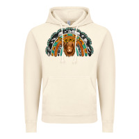 Vintage Artic turquoise cowhide sunflower headband highland cow Vintage Hoodie - Jasminsmagicworld