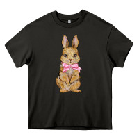 Asphalt easter rabbit pink flowers Heavy Core Tee - BarkalooDesign