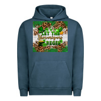Pigment Midnight Navy Let the shenanigans begin Urban Hoodie - FaDigitalArtStudio