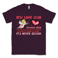 Plum self love club Classic Tee - MaliasSmallBusiness
