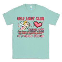 Seafoam self love club Classic Tee - MaliasSmallBusiness