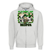 Dove Grey St Patricks Day Heifer Zipper Hoodie - Bettercallsaul