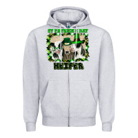 Heather Grey St Patricks Day Heifer Zipper Hoodie - Bettercallsaul