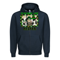Navy St Patricks Day Heifer Zipper Hoodie - Bettercallsaul