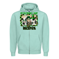 Seafoam St Patricks Day Heifer Zipper Hoodie - Bettercallsaul