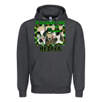 Smoke St Patricks Day Heifer Zipper Hoodie - Bettercallsaul