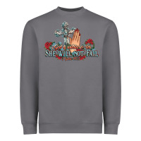 Storm she will not fail psalm christian cross pray Heavyweight Sweatshirt - NancyCooperArtShop