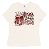 Bone baseball mom coffee Ladies Tee - RacoonDesign