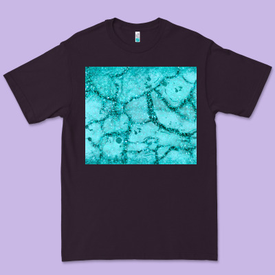 Turquoise Glitter Premium Tee Designed By Jahusdesignshop