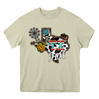 Mossy tx yall western Heavy Core Tee - CowhideDigitalArt