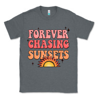 Charcoal Heather forever chasing sunsets Classic Tee - JahusDesignShop