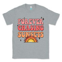 Heather Grey forever chasing sunsets Classic Tee - JahusDesignShop