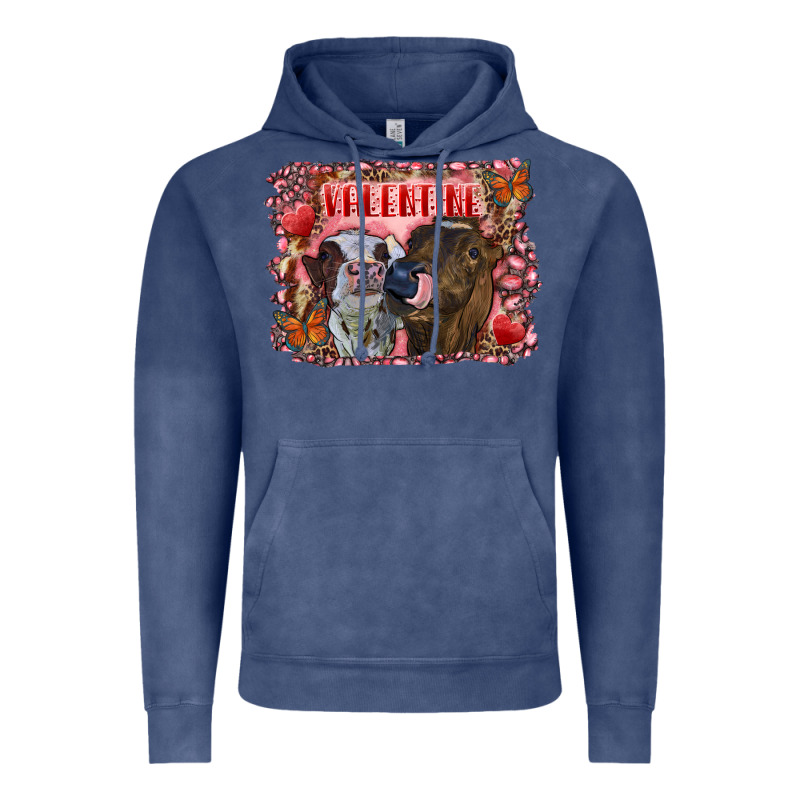 Valentine Heifers Vintage Hoodie by RanaPortraitStore | Teevron